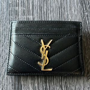 Saint Laurent YSL CASSANDRE MATELASSÉ CARD CASE